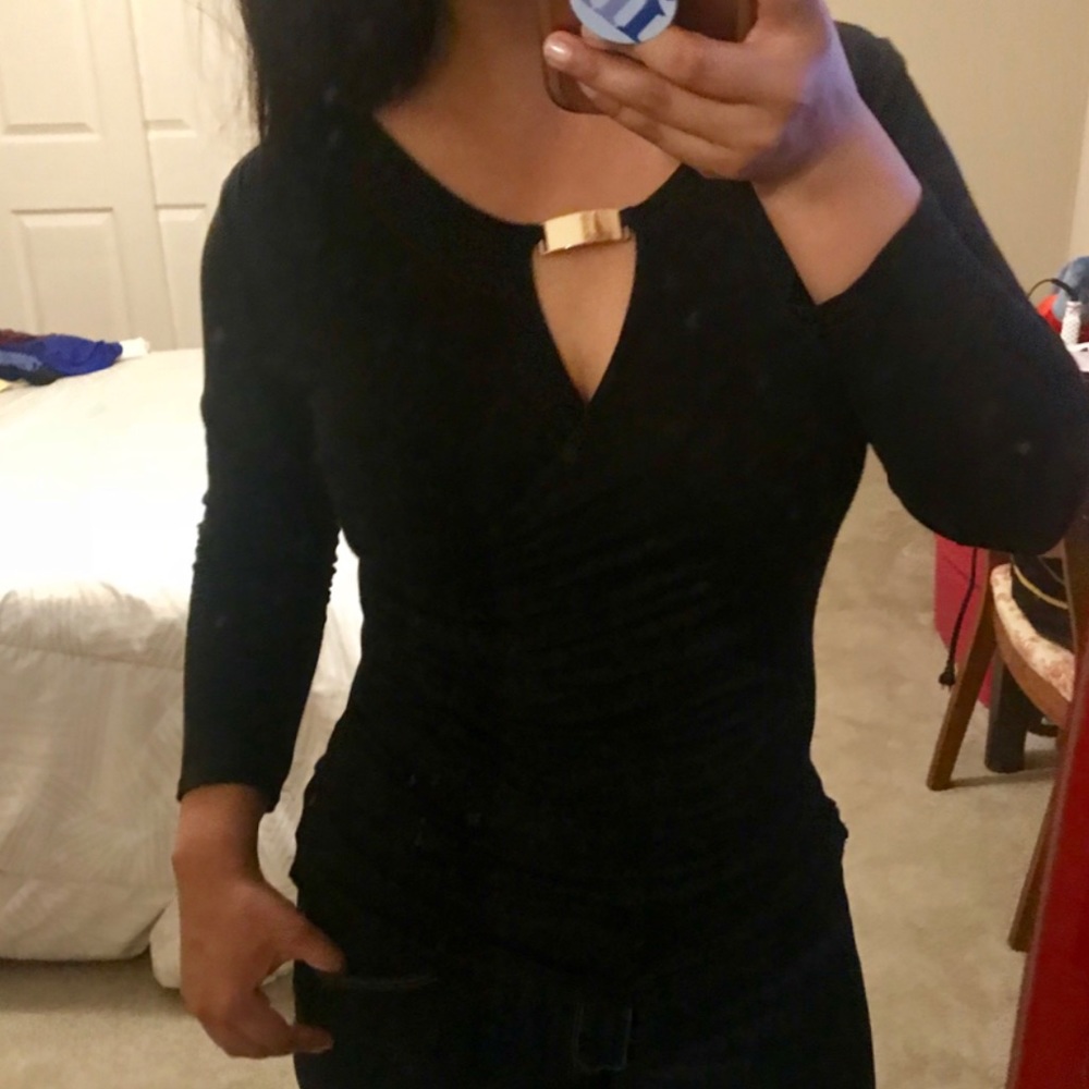 Black wrap top